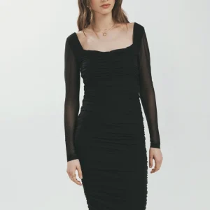 Abito Sveva Nero Mar de Margaritas