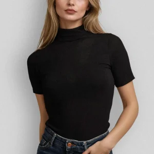 Lupetto a Manica Corta in Modal Ultralight con Cashmere