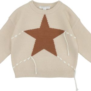 Maglioncino girocollo manica lunga stella Bambina – To Be Too