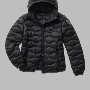 Blauer Giubbino Imbottito Piuma Nero