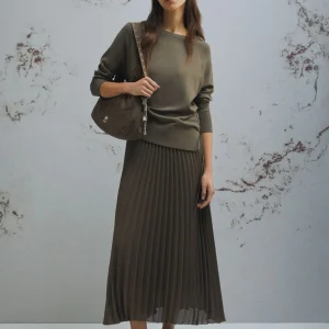 Gabbia gonna plisse'