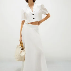 Blazer corto in ramiè Roger Marella