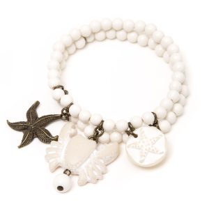 Sodini bracciale elastico a due fili Marea