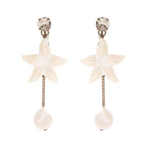 Sodini orecchini stella e chiocciolina Marea