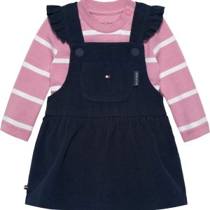 Salopette gonna con maglia manica lunga Neonata – Tommy Hilfiger
