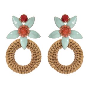 Sodini orecchini fiorellino e cerchietto Zenzero