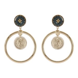 Sodini art.550613 Orecchini con anello pendente Ermes