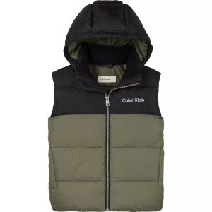 Gilet zip e cappuccio Ragazzo – Calvin Klein