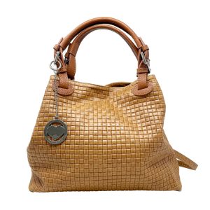 Borsa a Mano da Donna Pelle Intrecciata – Cortona 80047