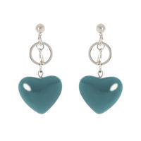 Sodini art. 920198H Orecchini argentati con cuore pendente Eros