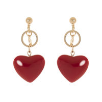 Sodini art. 920198T Orecchini  dorati con cuore pendente Eros