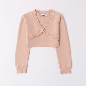 Cardigan bottone gioiello Bambina – Ido