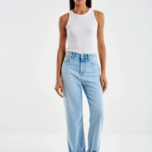 Pantalone Jeans Icon Kate Cuciture Gialle