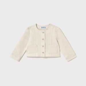 Cardigan giacchina bottoni Neonata – Mayoral
