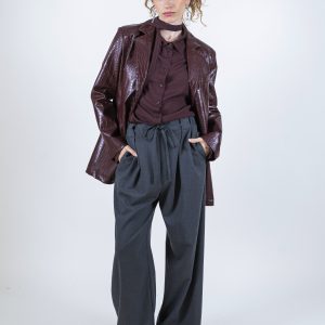 Pantalone palazzo antracite