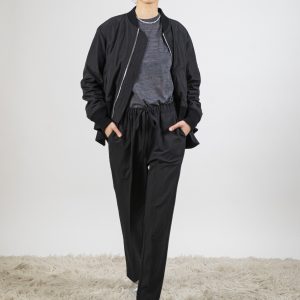 Pantalone coulisse nero