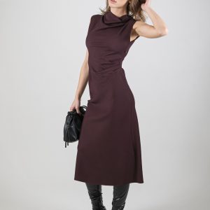 Abito minimal burgundy