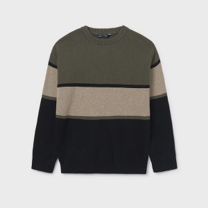 Maglioncino girocollo manica lunga righe Ragazzo – Mayoral