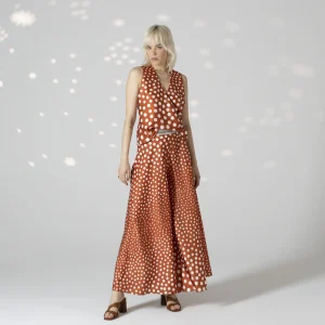 TOP SMANICATO CON SCOLLO INCROCIATO