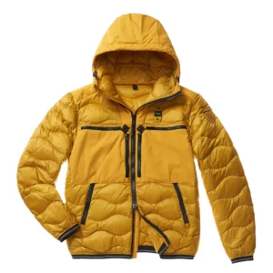 BLAUER PIUMINO CORTO IMBOTTITO UOMO 21WBLUC03060 6047 237 GIALLO