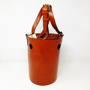 BORSA SECCHIELLO GRANDE Cuoio Cognac