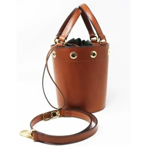 SECCHIELLO TONDO – CUOIO MARRONE