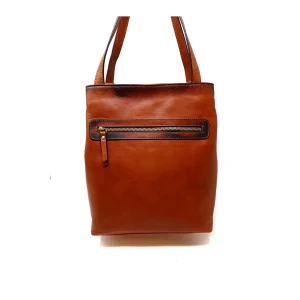 BORSA ZAINO IN PELLE DUE SCOMPARTI