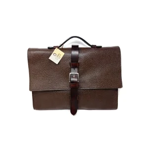 CARTELLA IN PELLE PORTA PC (Chiusura con Fibbia)