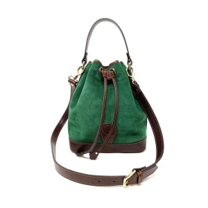 SECCHIELLO CON LACCIO IN CAMOSCIO E CUOIO (Limited Edition)