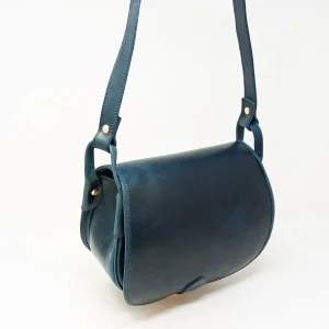 SADDLER BAG IN CUOIO Blu Limited Edition