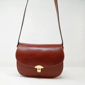 BORSA A TRACOLLA DA DONNA IN VACCHETTA LINEA CLOSURE