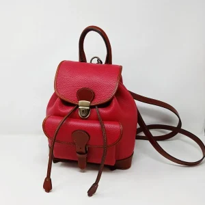 ZAINETTO IN PELLE SMALL (limited edition Rosso)