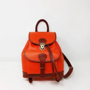 ZAINETTO IN PELLE SMALL (limited edition Arancio)