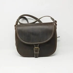 BORSA KATANA (Cuoio Verde Fango)