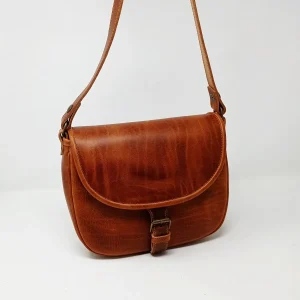 BORSA KATANA (Cuoio Marrone Tinto a Mano)