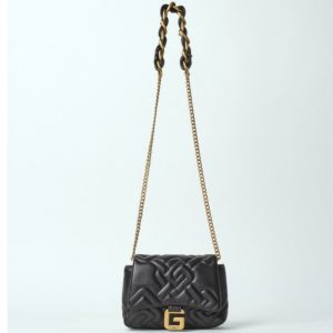 GAèLLE art. GBADM5040 Mini Shoulder Strap In Ecopelle Nero