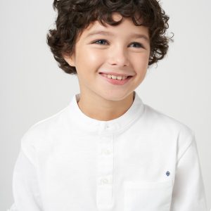 Polo manica lunga collo coreano Ragazzo – Mayoral