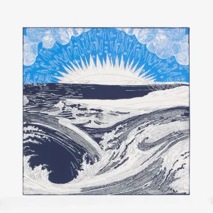 Carré merveilleux bleu