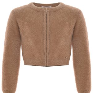Cardigan zip pelliccetta Ragazza – Kocca