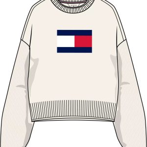 Maglioncino girocollo manica lunga Ragazza – Tommy Hilfiger