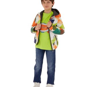 Giubbino 100 grammi zip e cappuccio Ragazzo – Guess