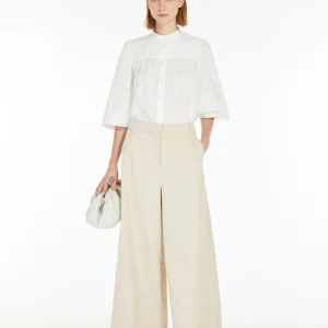 Pantalone Disco ampio in drill di cotone Max Mara Weekend