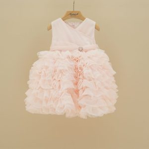 Abito spalla larga tulle Neonata – Ninnaoh