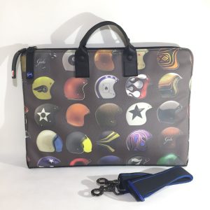 Gabs mod.Help-I15 Puva borsa lavoro piatta print caschi