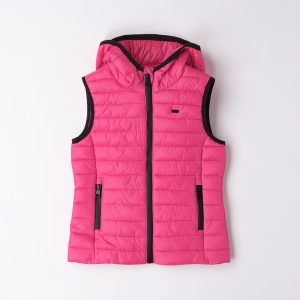 Gilet zip e cappuccio Bambina – Ido