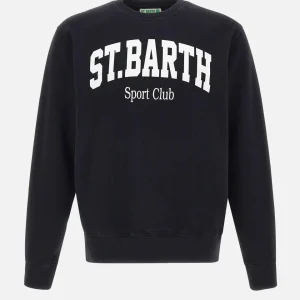 MAGLIA MC2 Saint Barth MAN CREW NECK  SWEATSHIRT SOHO N LIGHT