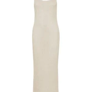 Abito lungo in lamé