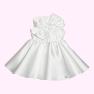 Abito spalla larga fiocco Neonata – Baby A.