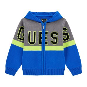 Cardigan zip e cappuccio Bambino – Guess