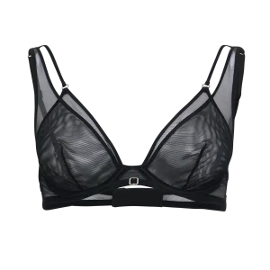 Reggiseno plunge in tulle